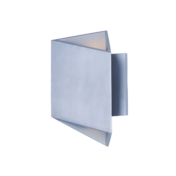 Et2 Alumilux Sconce 2-Light 7" Wide Satin Aluminum Outdoor Wall Sconce E41373-SA - main
